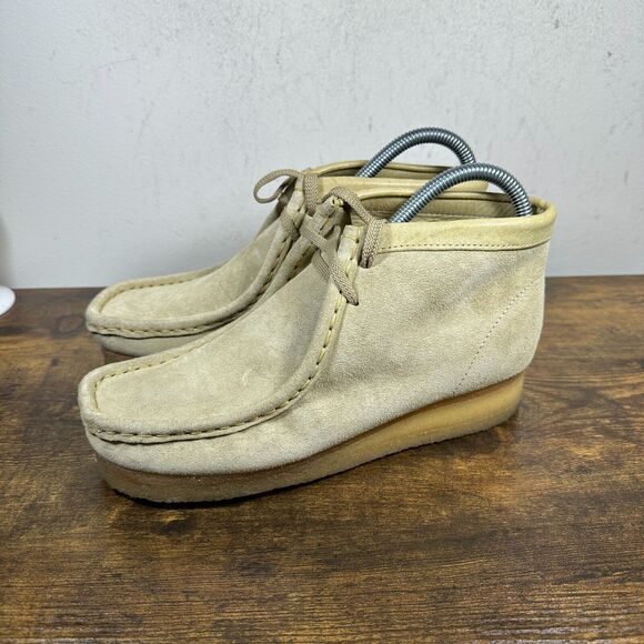 Clarks Originals Wallabee Maple Suede Boots Shoe Women's Size 7 M‎ - Picture 3 of 8